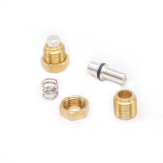 China Supplier Fabrication Bolts and Lock Nuts Set Machine Screw Fasteners Custom Brass Connector Pipe Fitting Parts